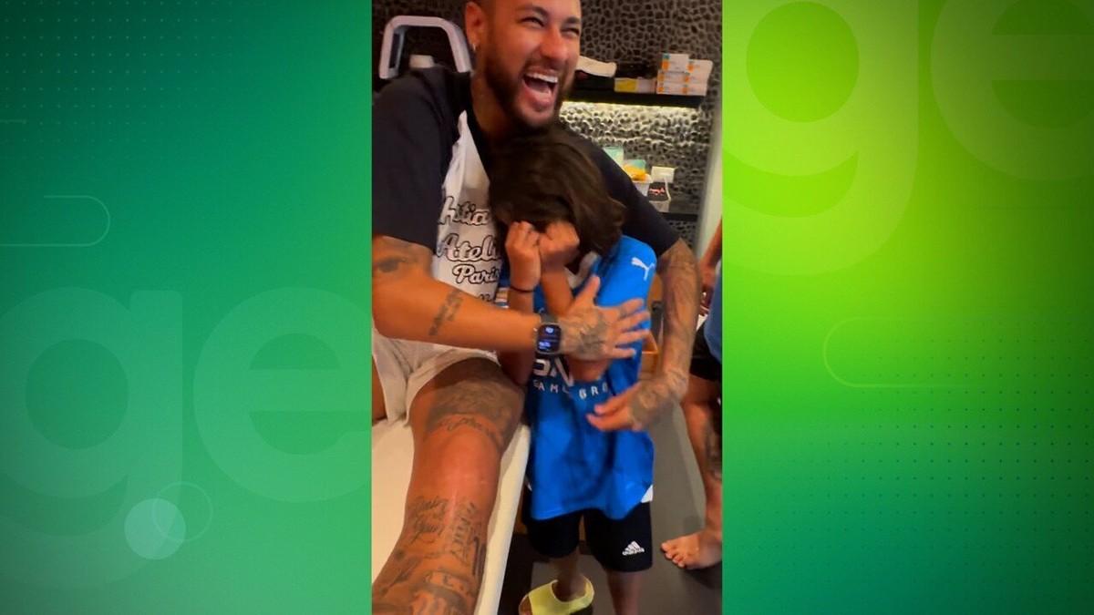 Filho De Marcelo Do Fluminense Se Emociona Ao Conhecer Dolo Neymar