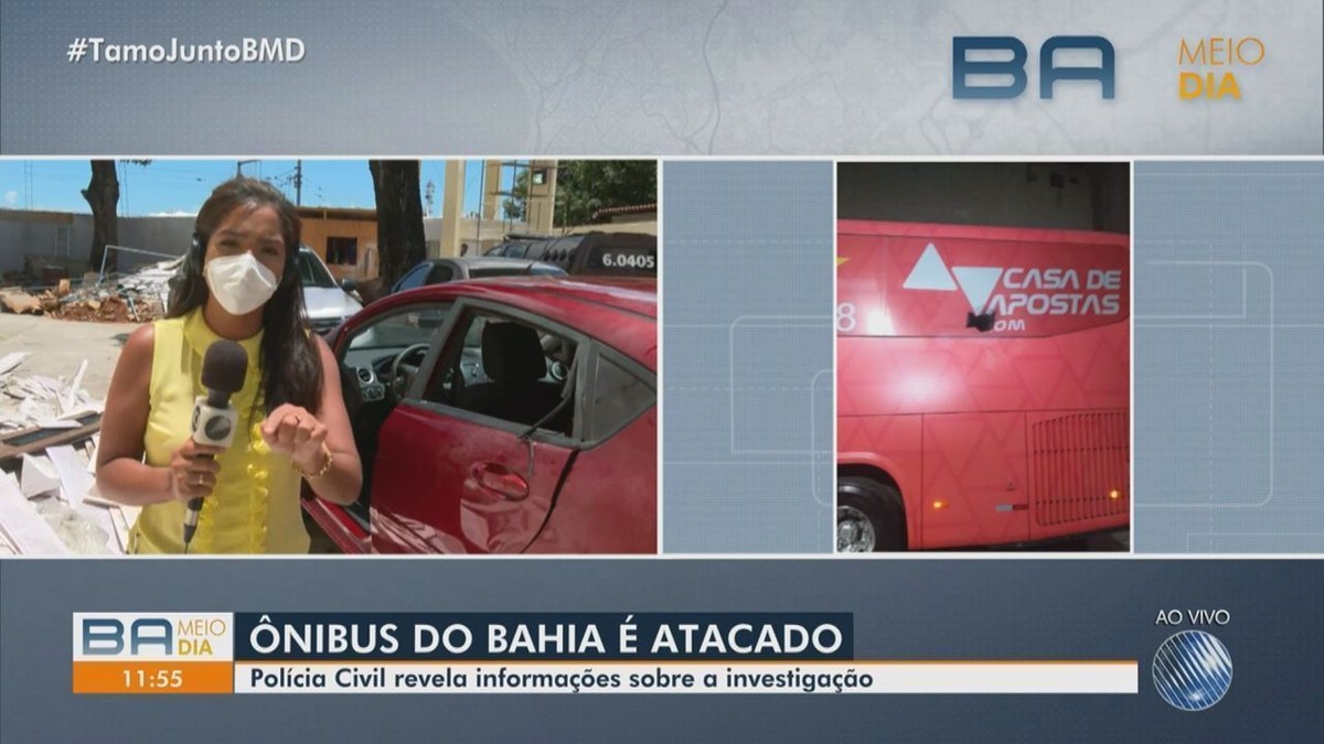 Mulher que teve carro atingido em ataque a ônibus do Bahia relata susto