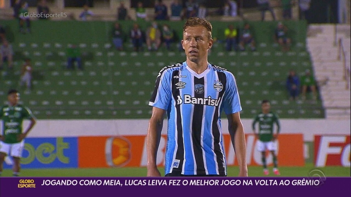 Lucas Leiva fala sobre nova função no Grêmio e mostra confiança em