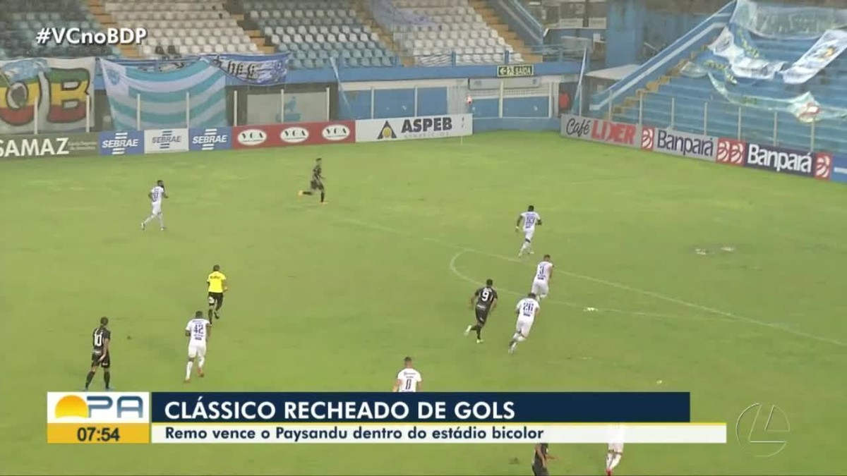 Paysandu 2 x 4 Remo ASSISTA aos principais lances do clássico Re Pa de