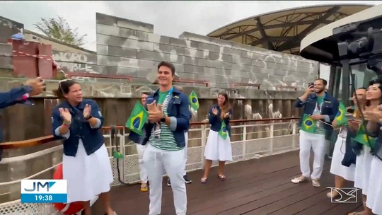Maranhenses desfilam com delegação brasileira na abertura das Olimpíadas - Programa: JMTV 2ª Edição 
