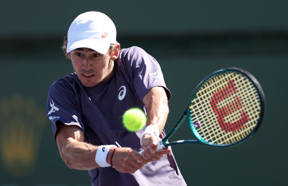 Alex de Minaur em Indian Wells 2025 — Foto: Clive Brunskill/Getty Images