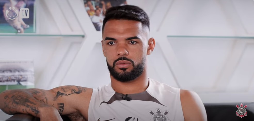 Raniele em entrevista à Corinthians TV — Foto: Reprodução