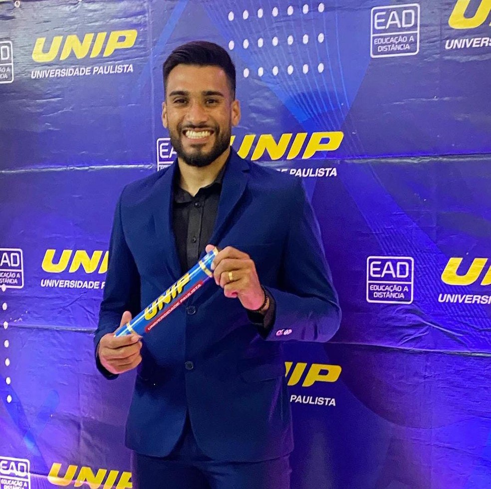 Volante Wesley Fraga do Paysandu é formado em Educação Física — Foto: Arquivo Pessoal