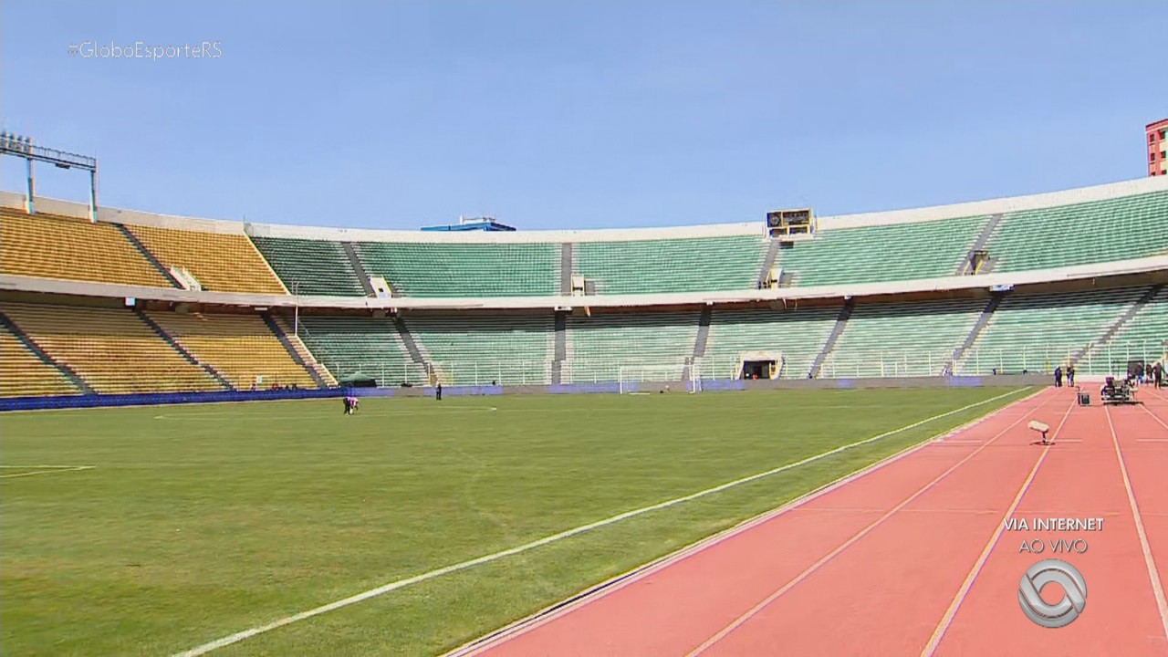 O GE mostra imagens ao vivo do Hernando Siles Stadium, onde Inter joga amanhã pela Copa
