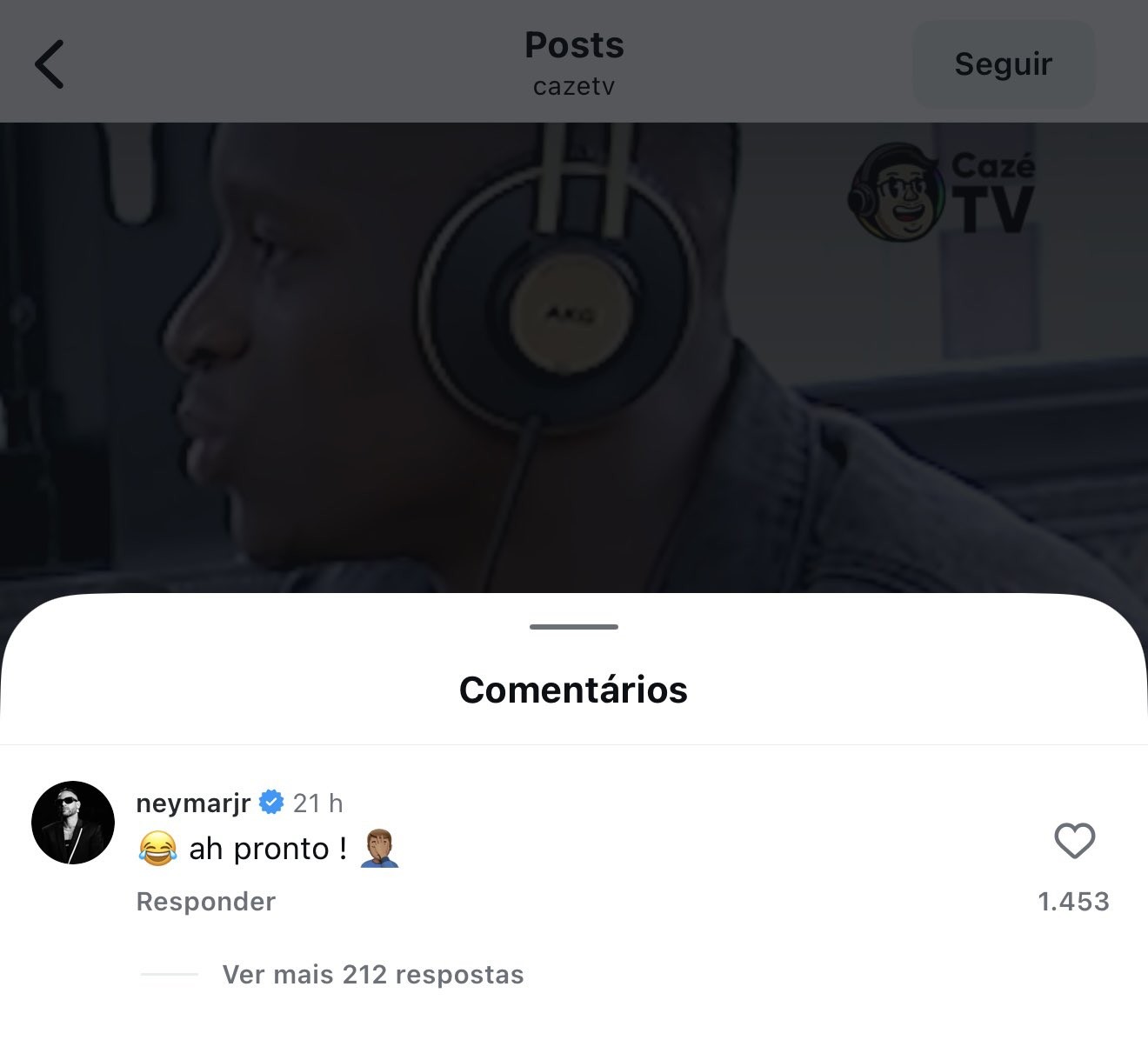 Neymar responde crítica de Luiz Henrique, ex-Botafogo: 