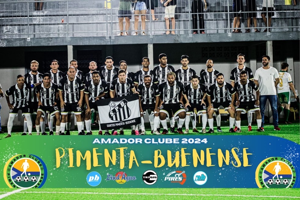 Santos de Pimenta Bueno em disputas do Amador Clubes — Foto: Diego Rafael/Divulgação