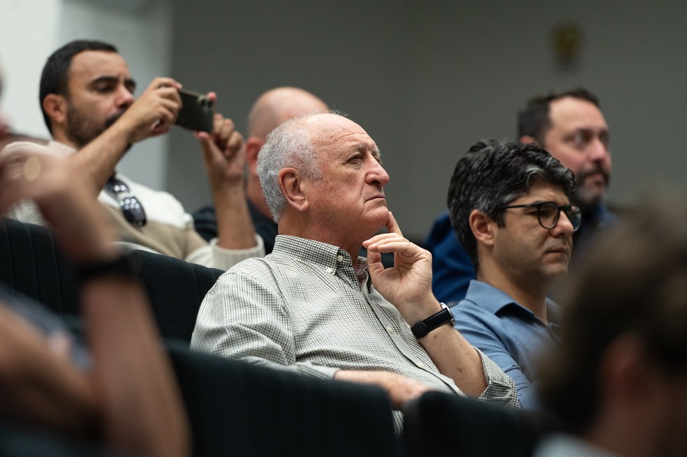 Luiz Felipe Scolari, o Felipão, coordenador técnico do Grêmio — Foto: Max Peixoto/FGF
