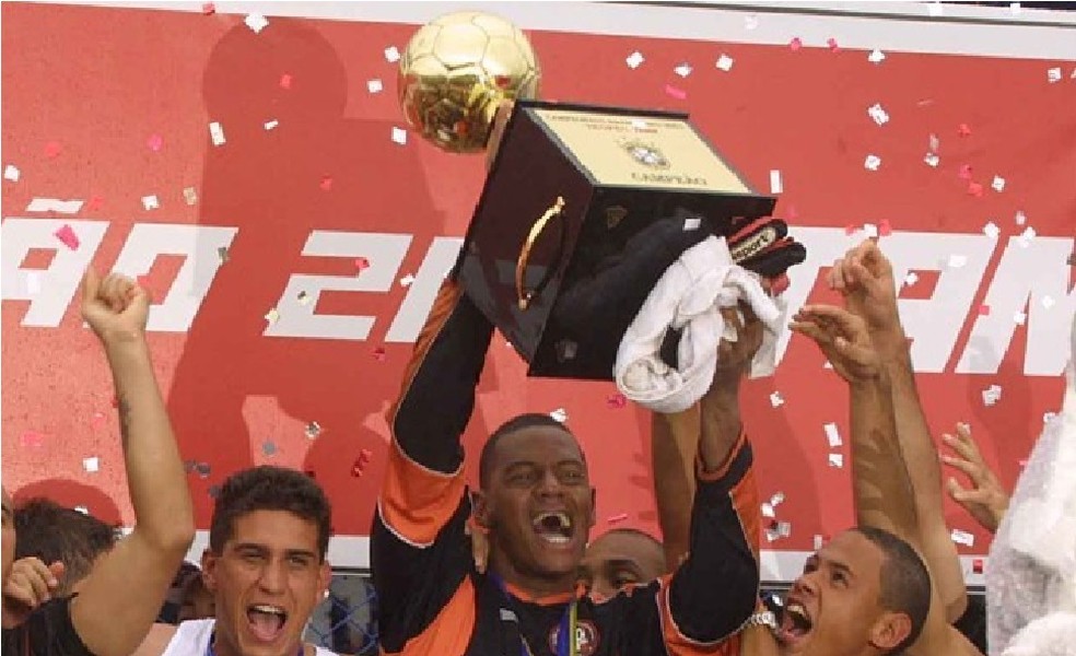 Goleiro Flávio Pantera foi campeão brasileiro pelo Athletico — Foto: Athletico