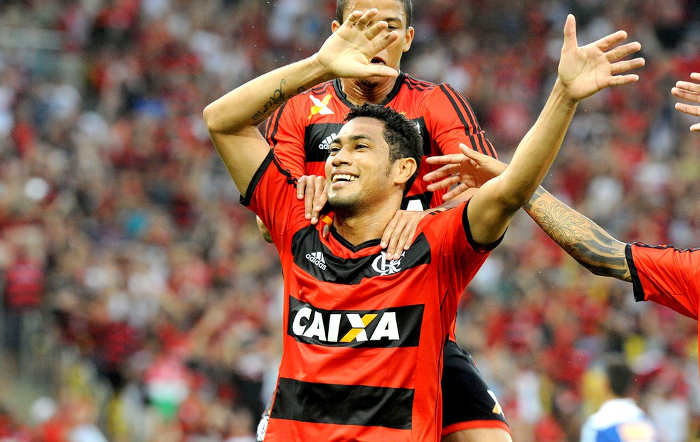 Hernane gol jogo Flamengo e Cruzeiro — Foto: Alexandre Vidal / Fla Imagem