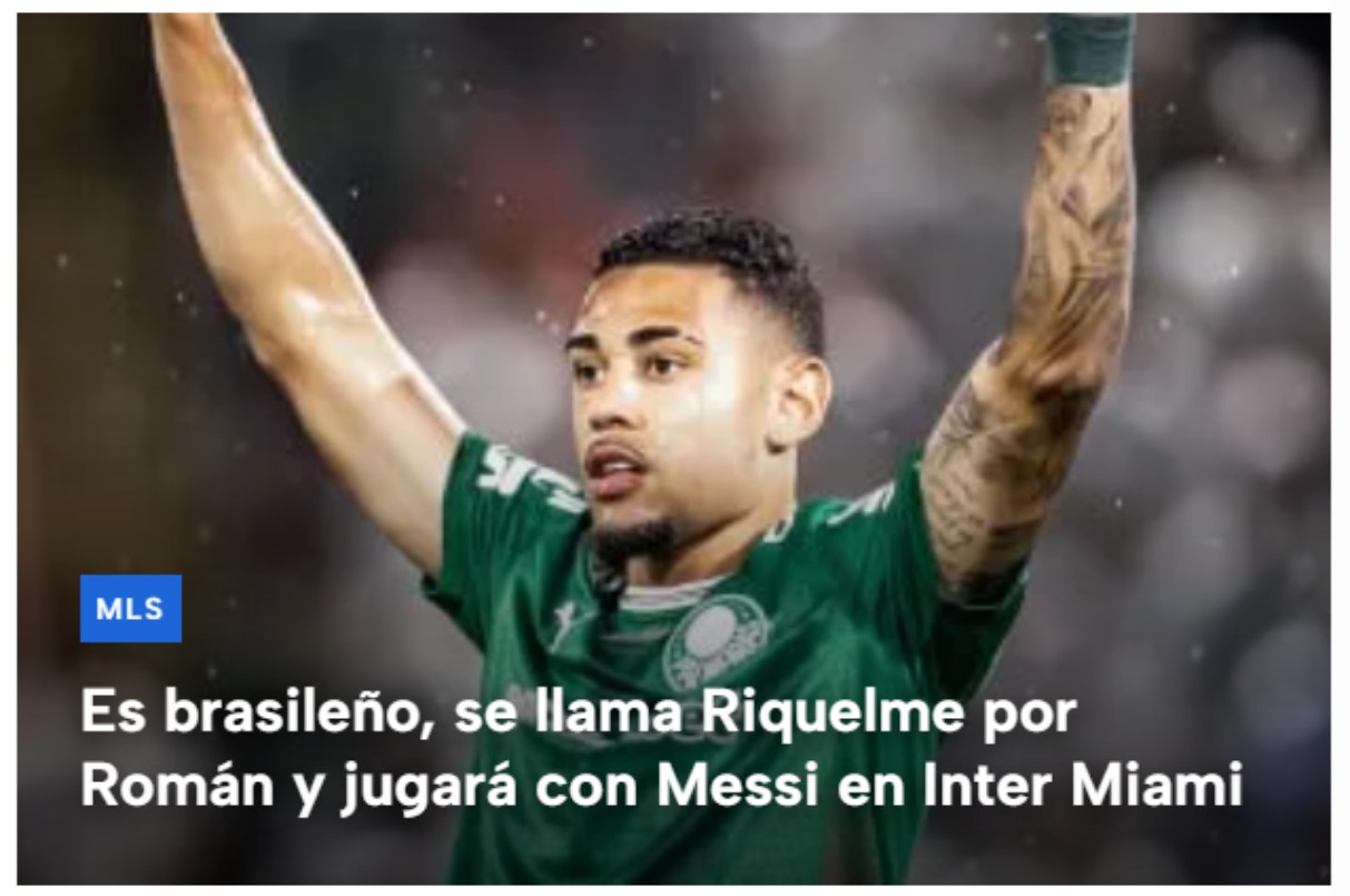 Canal argentino destaca que Riquelme jogará com Messi; veja quanto o Palmeiras leva
