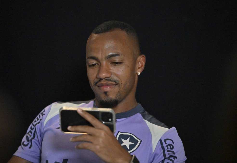 Marlon Freitas, do Botafogo, no Abre Aspas — Foto: André Durão