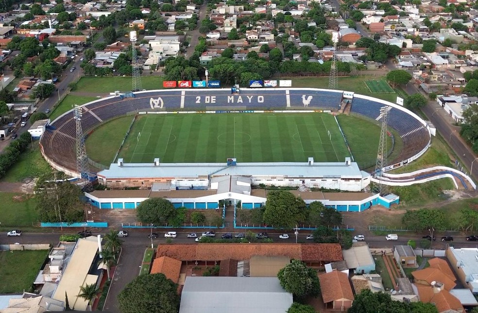 Estádio Monumental - Rio Parapiti - 2 de Mayo — Foto: Divulgação/2 de Mayo