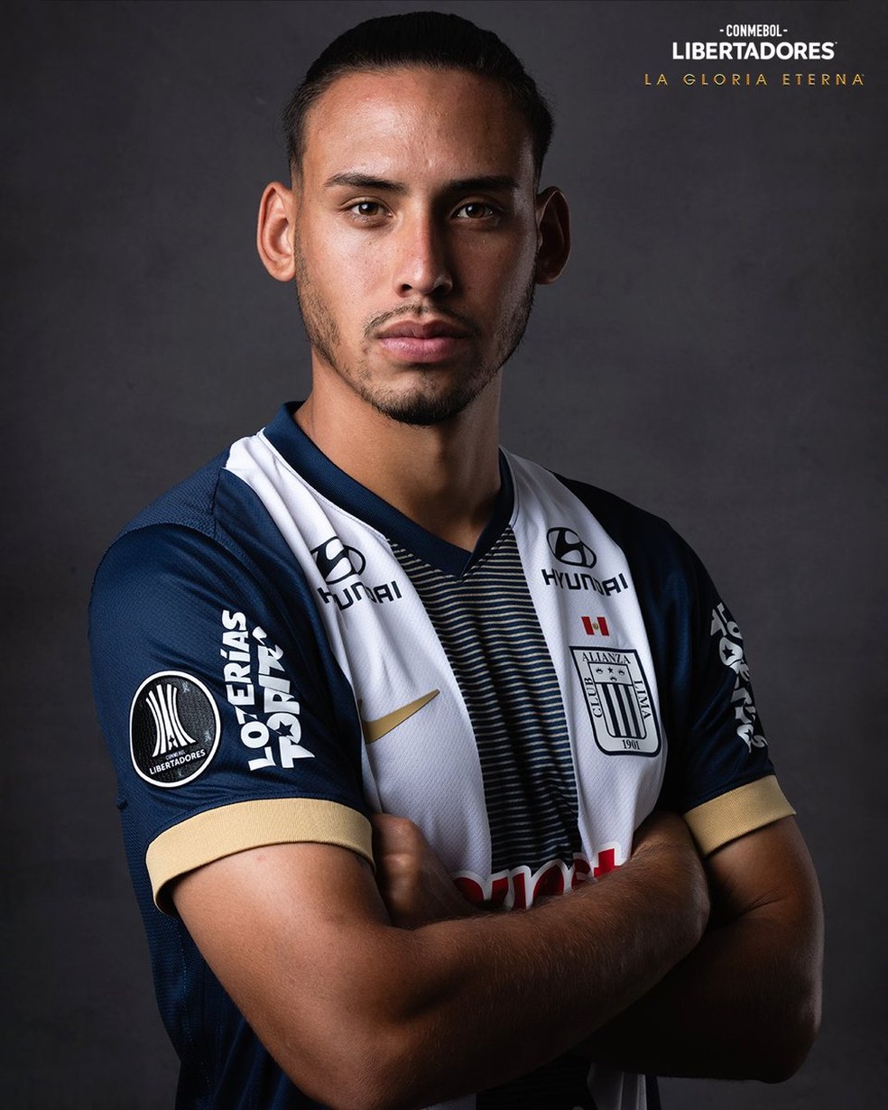 Erick Noriega em publicação da Conmebol — Foto: Conmebol / Divulgação