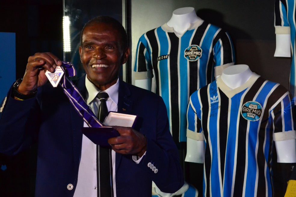 Tarciso Grêmio campeão mundial 1983 — Foto: Beto Azambuja / GloboEsporte.com