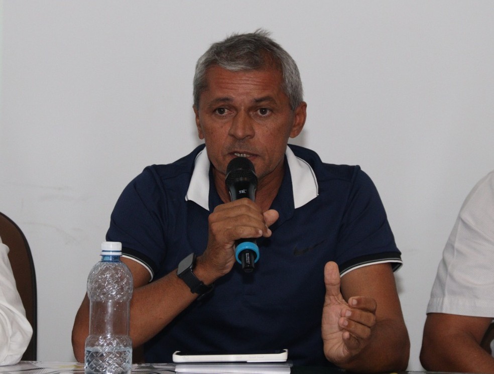 Marcos Nascimento, quando era diretor de futebol do Nacional de Patos  Foto: der Souza/Nacional de Patos