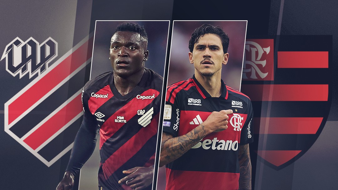 Athletico x Flamengo: Viveros e Pedro travam duelo à parte entre artilheiros do Brasileirão