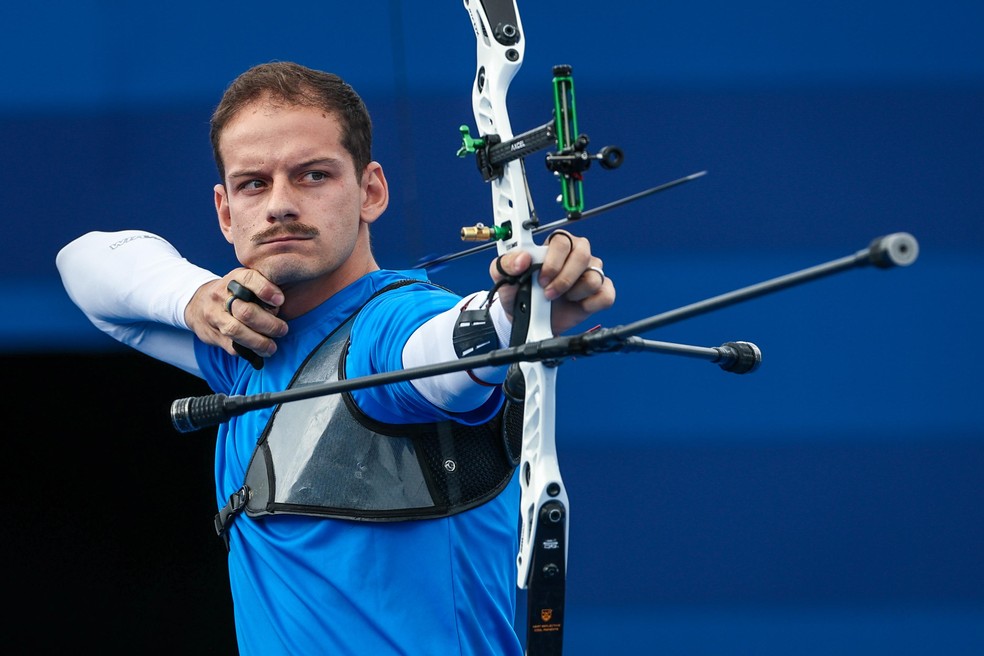 Marcus D'Almeida; Tiro com arco; Paris 2024 — Foto: Wander Roberto/COB