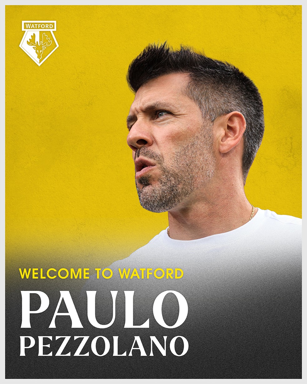 Paulo Pezzolano é o novo treinador do Watford — Foto: Divulgação