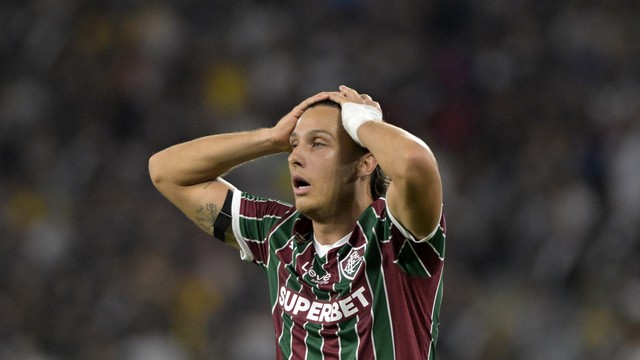 Reação de Canobbio, em Fluminense x Vasco