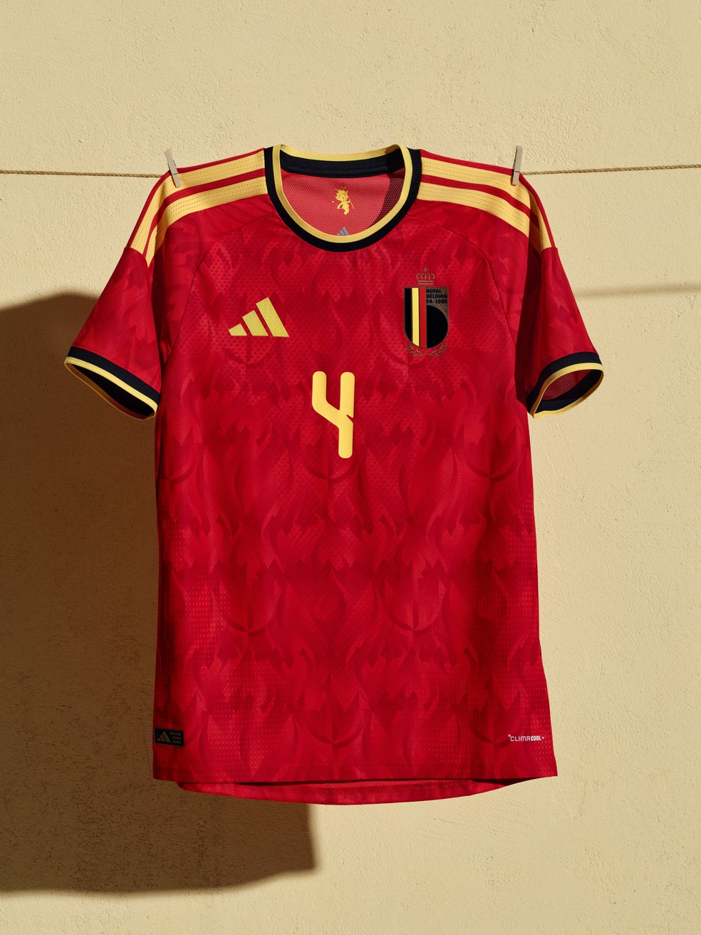 Veja a nova camisa da Bélgica — Foto: adidas