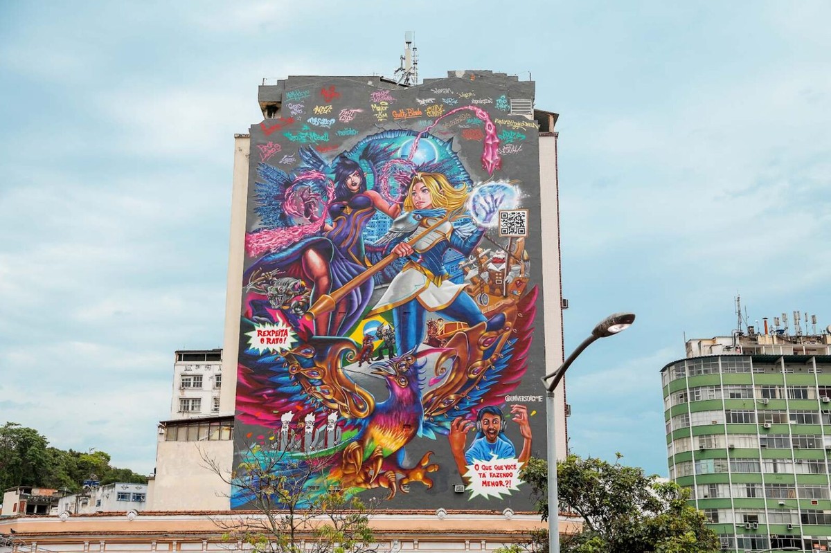 LoL: mural no Rio de Janeiro celebra 10 anos do servidor brasileiro ...