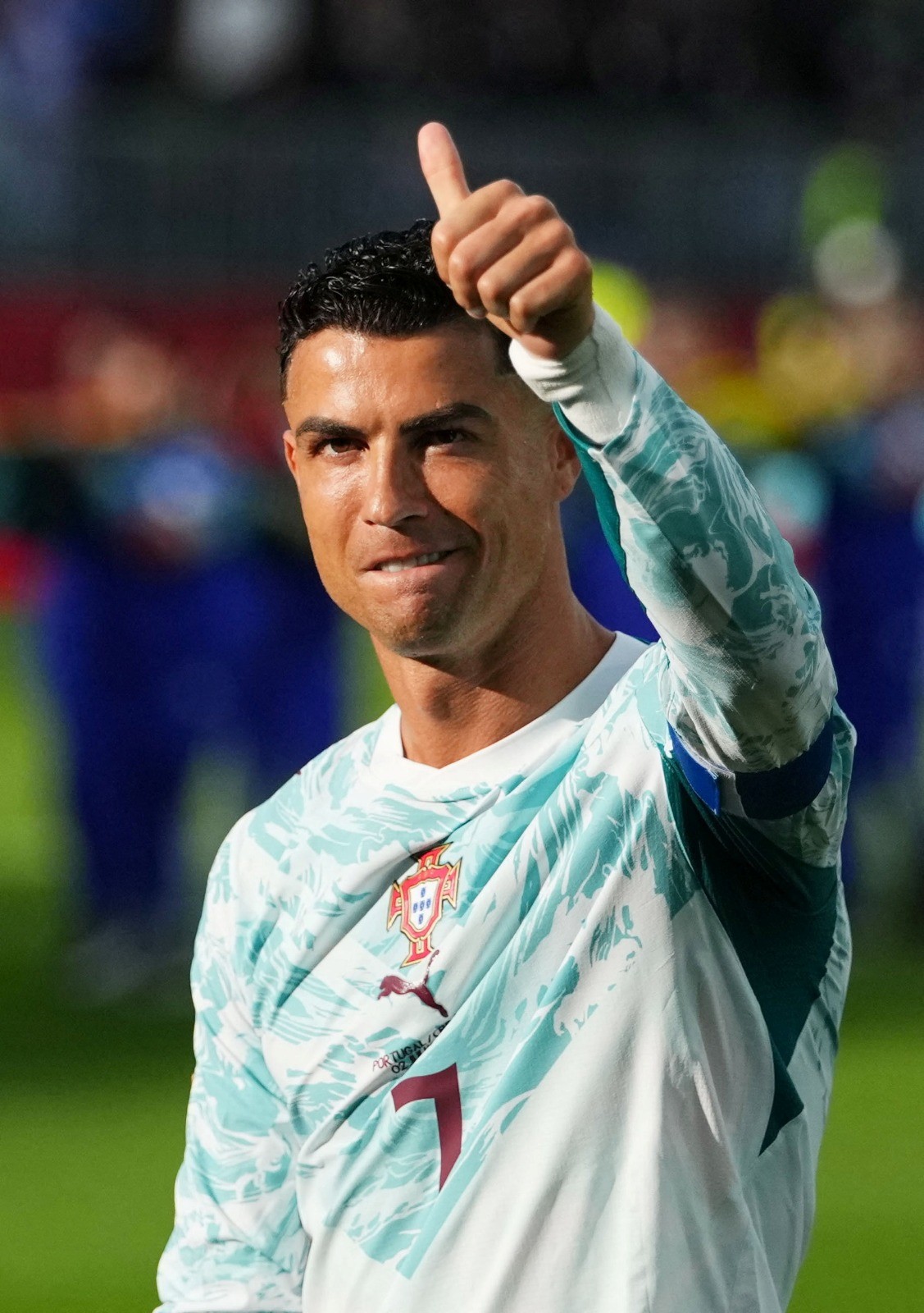 Cristiano Ronaldo comemora classificação de Portugal: "Foi uma partida muito sofrida"