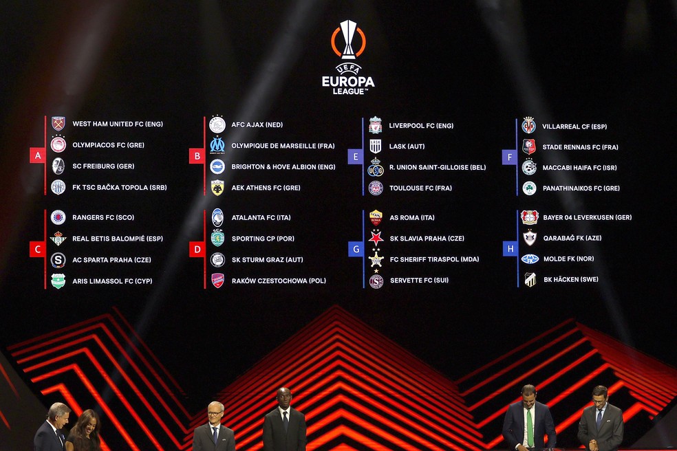Liga Europa 2023/2024 ao vivo, resultados Futebol Europa 