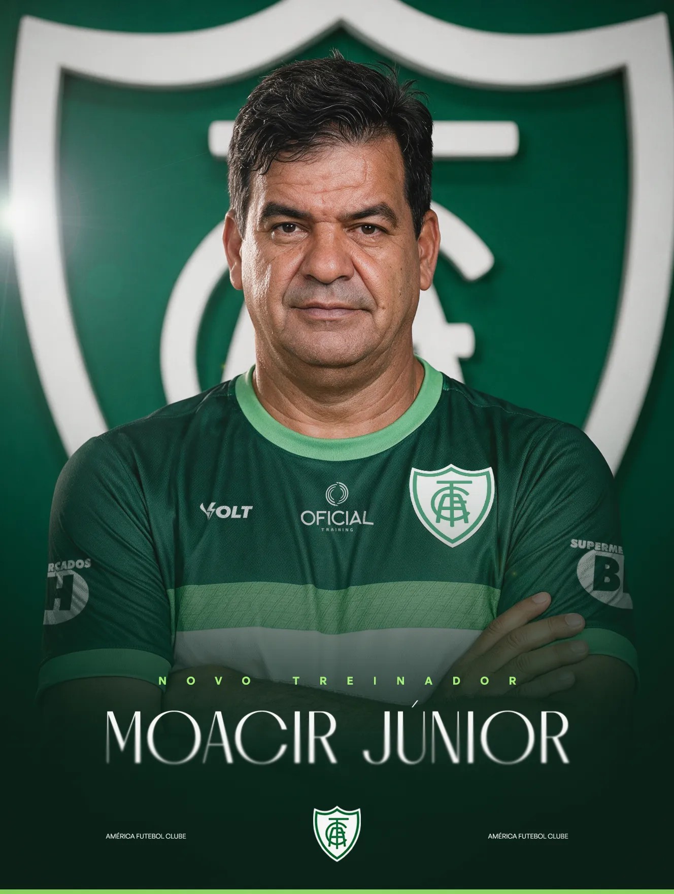 América-MG perde interino para time da A2 do Paulista, e Moacir Júnior é chamado para assumir o Coelho