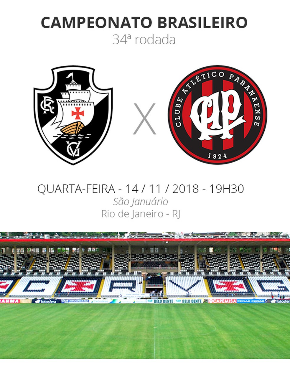 Vasco x Atlético-PR: tudo o que você precisa saber sobre o jogo da