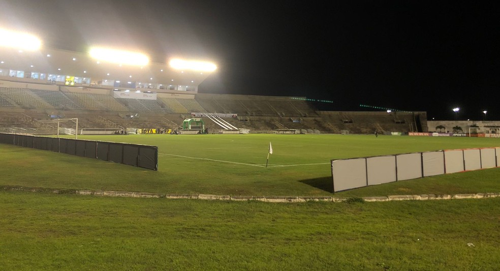 Almeidão recebe o primeiro jogo da temporada 2024 — Foto: Juan Torres/TV Globo