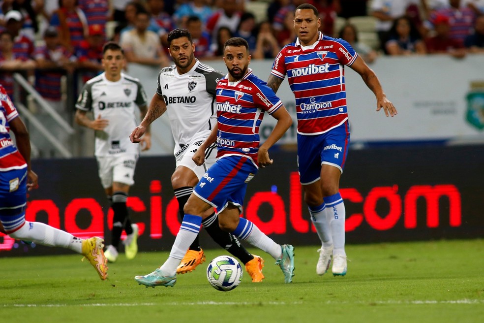 Fortaleza, Atlético-MG, Titi, Caio Alexandre — Foto: LC Moreira