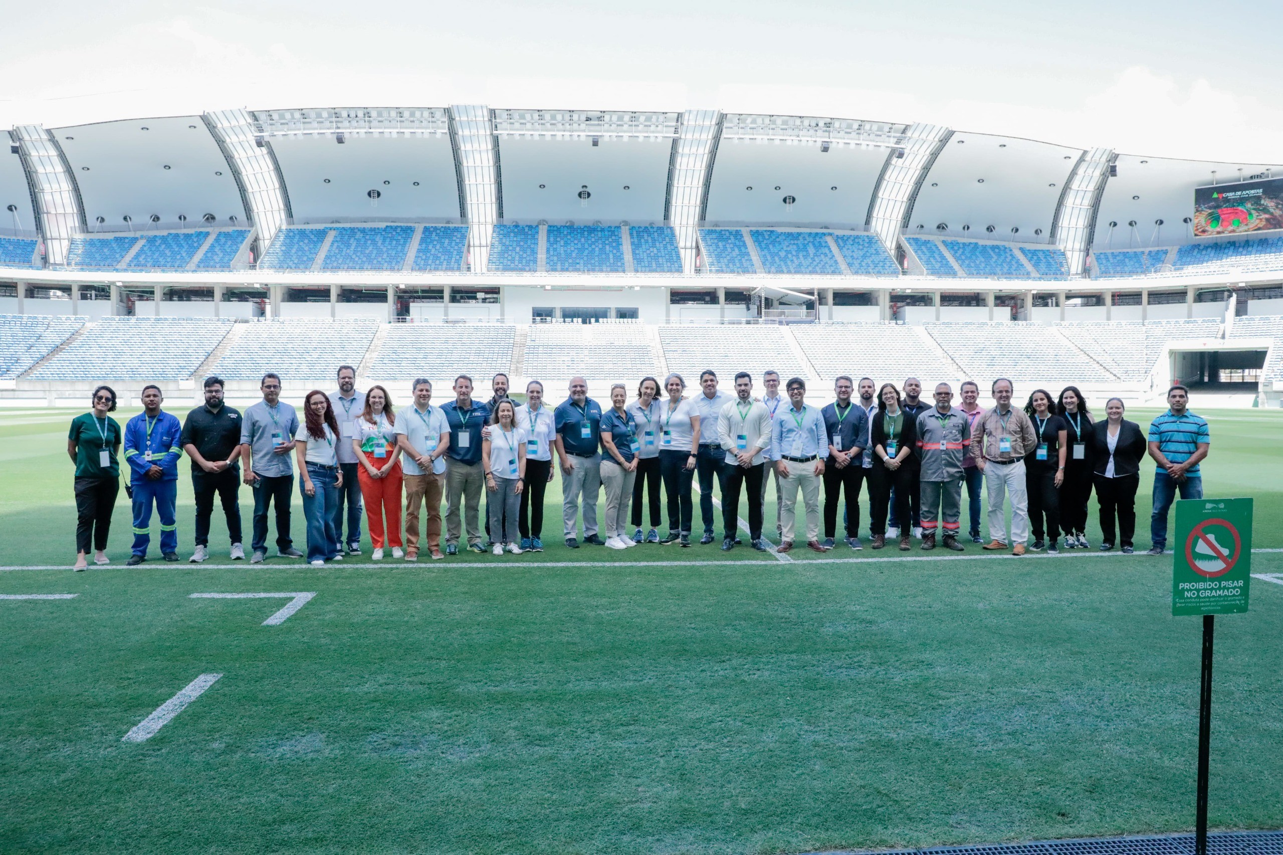 Copa do Mundo Feminina: comitiva da Fifa inspeciona Arena das Dunas em Natal