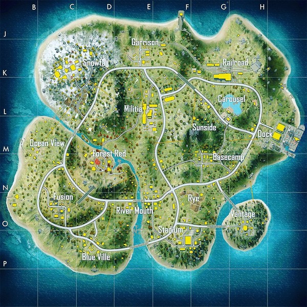 Mapa da Área Vip Legendado (Versão atual 13.05) - Dentro do jogo