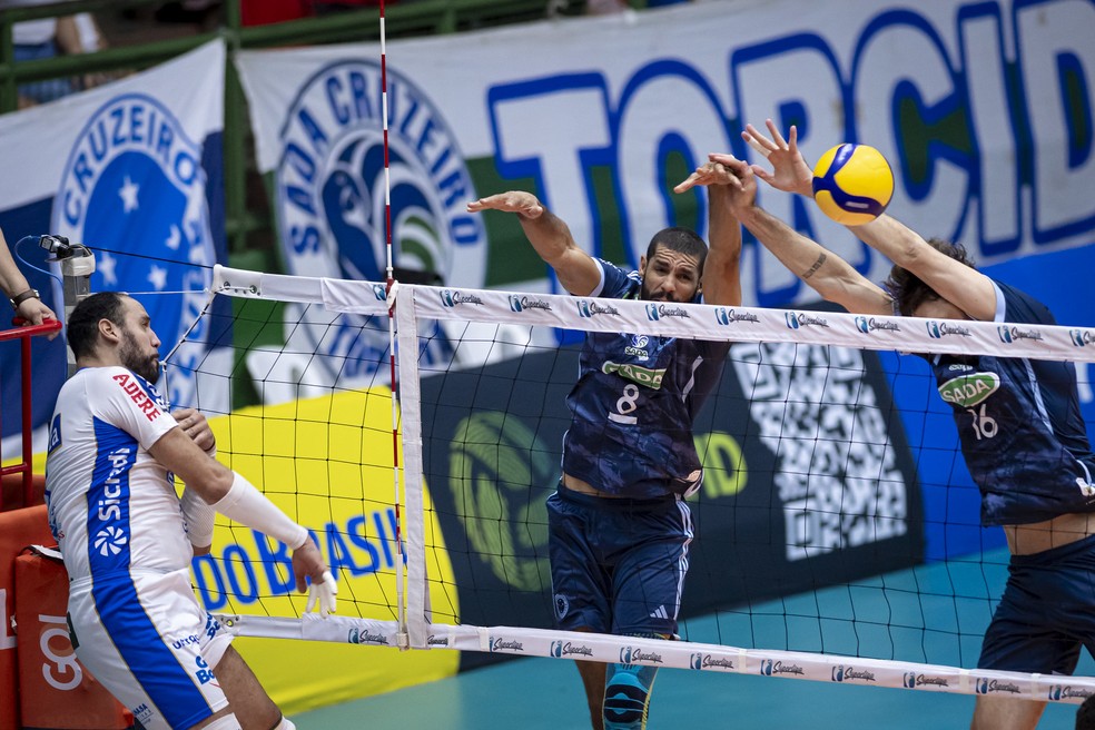 Cruzeiro x Campinas, Superliga masculina de vôlei — Foto: Agência i7/Sada Cruzeiro