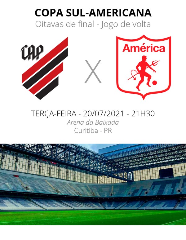 América de Cali x Athletico: Conmebol confirma a mudança do local do jogo  da Sul-Americana, athletico-pr