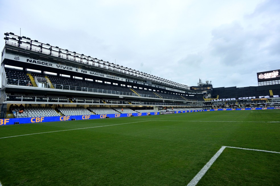 Vila Belmiro, estádio do Santos — Foto: Marcos Ribolli