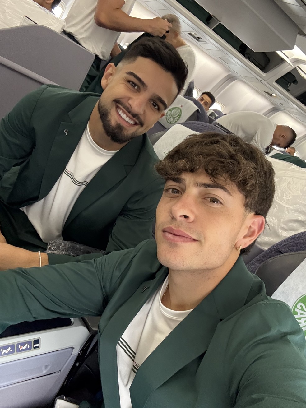 Giay e Flaco López viajam aos EUA com o Palmeiras — Foto: Divulgação