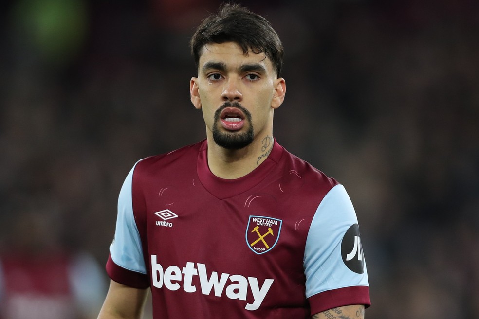 Lucas Paquet� em a��o pelo West Ham � Foto: Divulga��o/West Ham