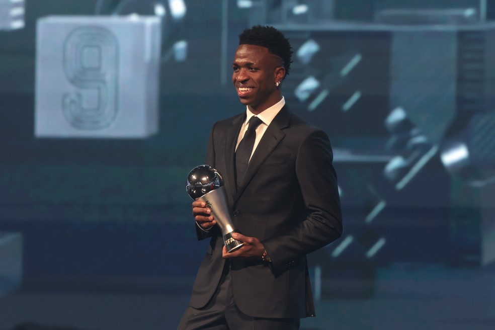 Fifa The Best 2024: Vini Jr. é eleito o melhor jogador do mundo — Foto: Getty Images