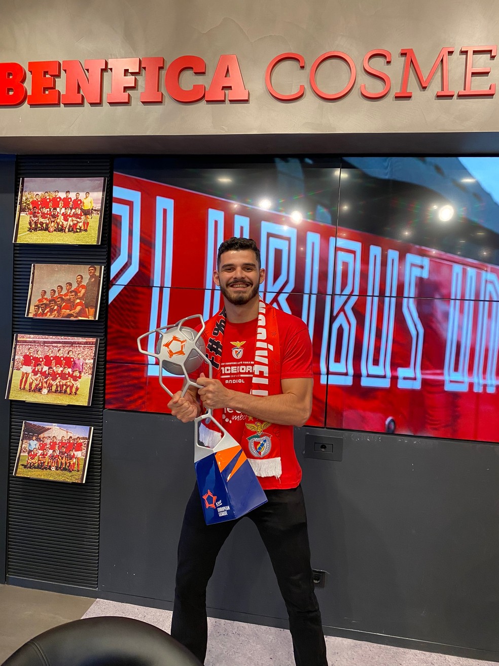 Jogador de handebol que passou por Itajaí conquista título europeu com o  Benfica de Portugal