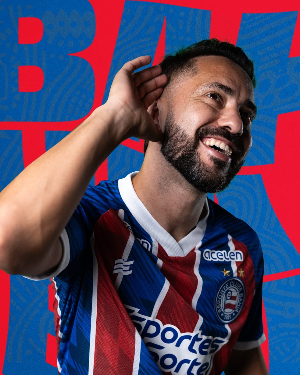 Everton Ribeiro assina contrato com o Bahia até o fim de 2025 — Foto: Antônio Muniz / ECB