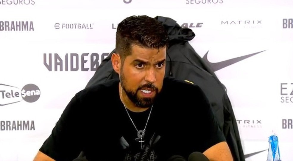 António Oliveira depois de Cianorte x Corinthians — Foto: Reprodução