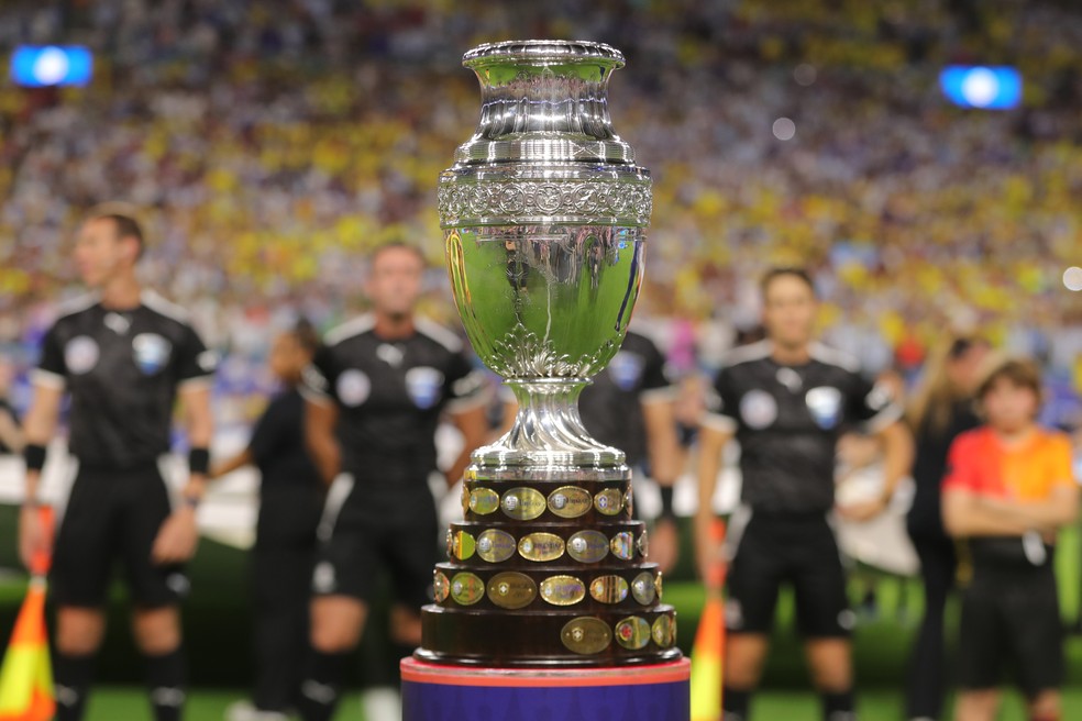 Taça da Copa América, Argentina x Colômbia — Foto: Omar Vega/Getty Images