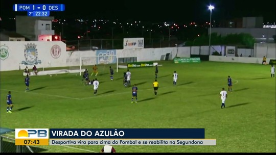 Desportiva Guarabira vira para cima do Pombal e segue viva na luta pelo G-6 - Programa: Globo Esporte PB 