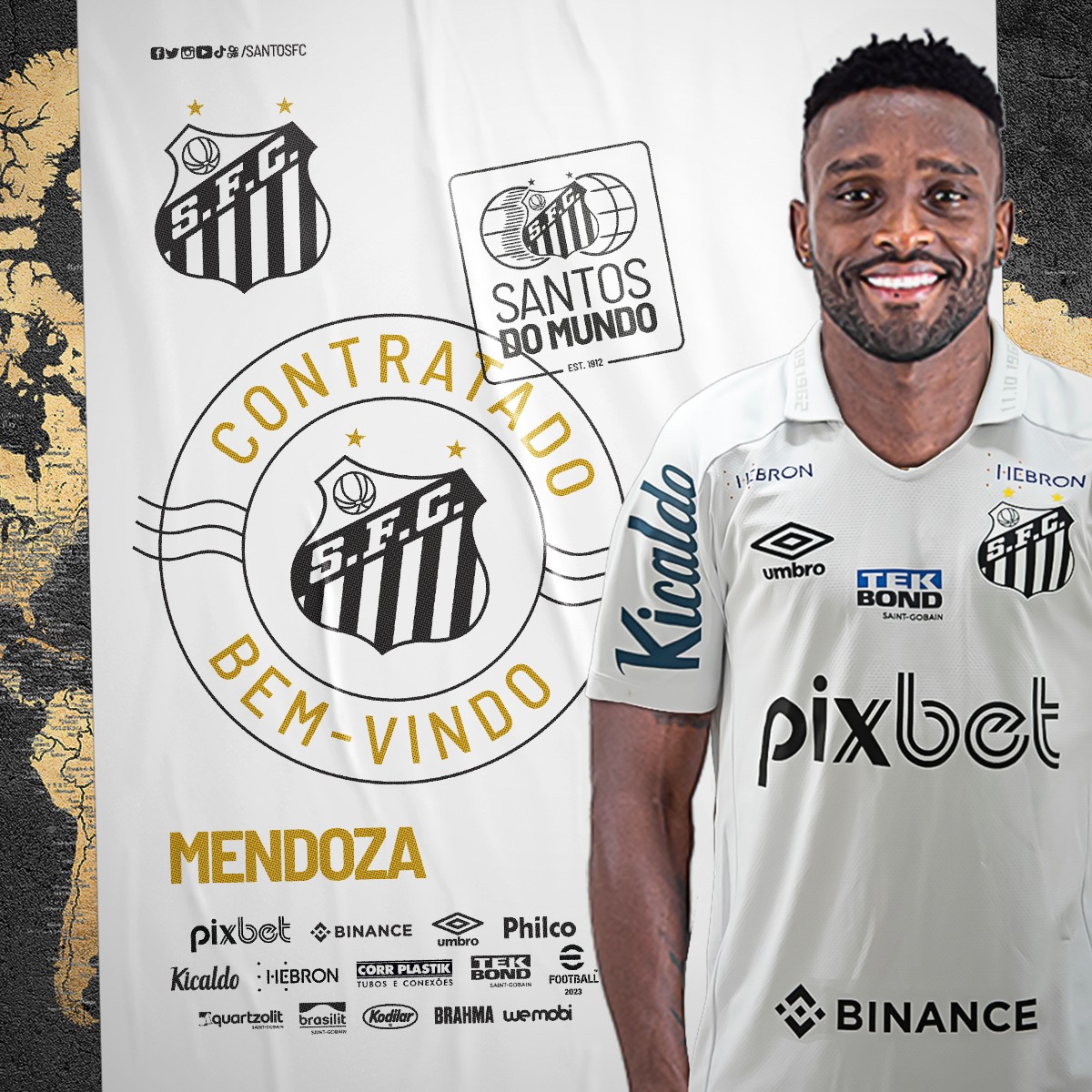 Quem foi a última contratação do Santos?