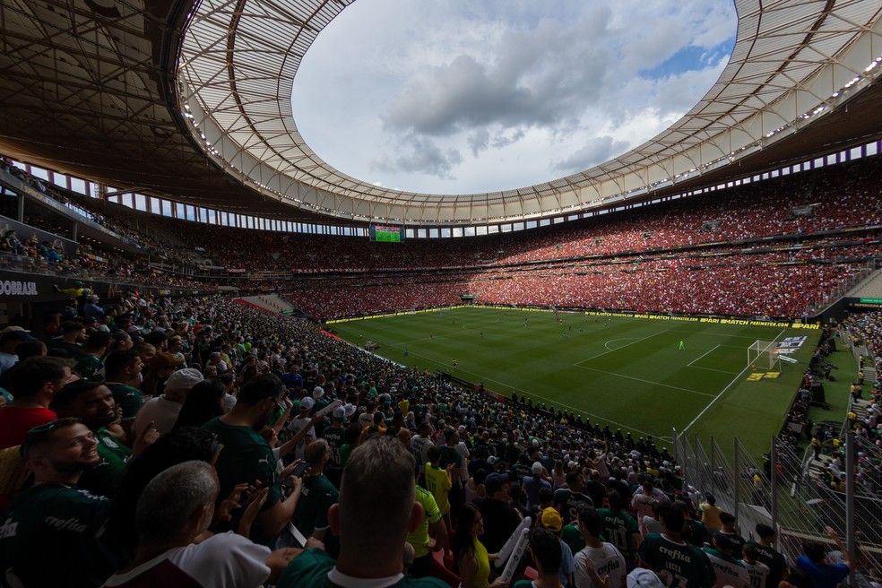 Final da Supercopa do Brasil entre Palmeiras e Flamengo tem a terceira maior renda da história entre clubes no país — Foto: Lucas Magalhães