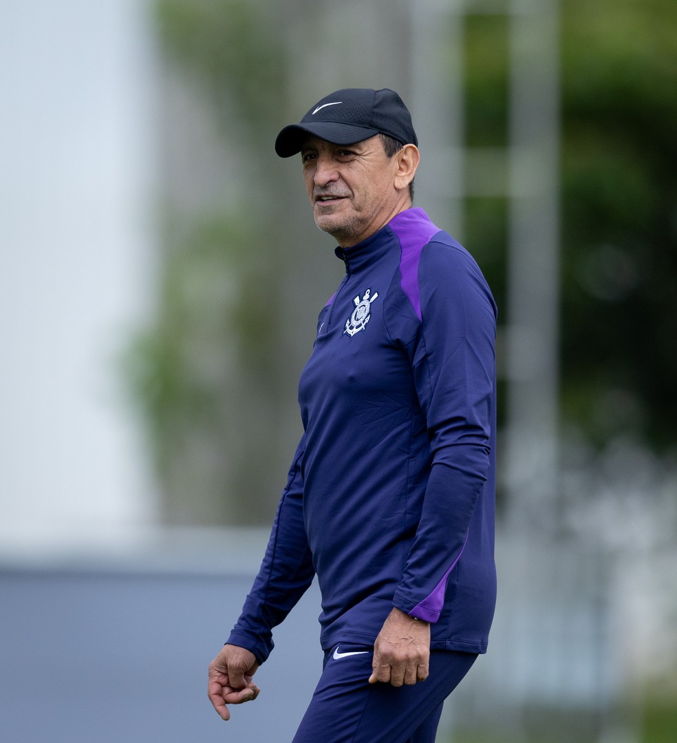 Ramón Díaz, técnico do Corinthians — Foto: Rodrigo Coca/Agência Corinthians