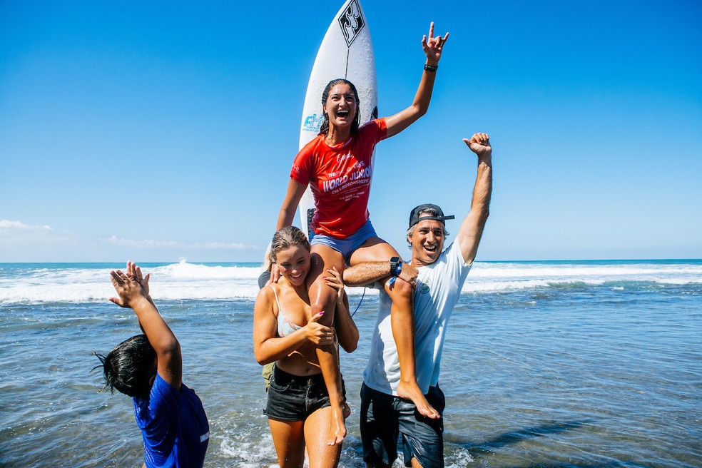 Luana Silva vence japonesa e é campeã do Mundial Júnior da WSL | Ge