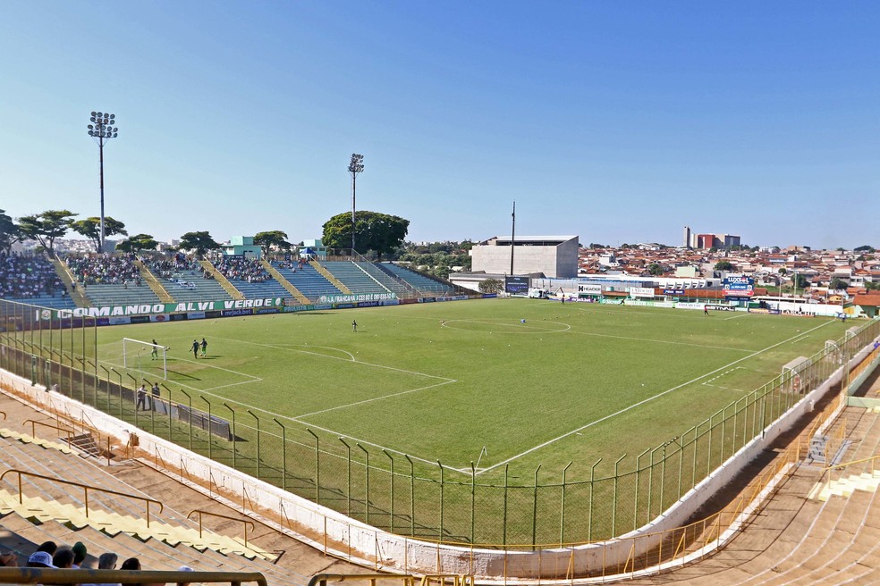 Estádio Lancha Filho, o Lanchão, casa da Francana — Foto: Célio Messias/Ag. Paulistão